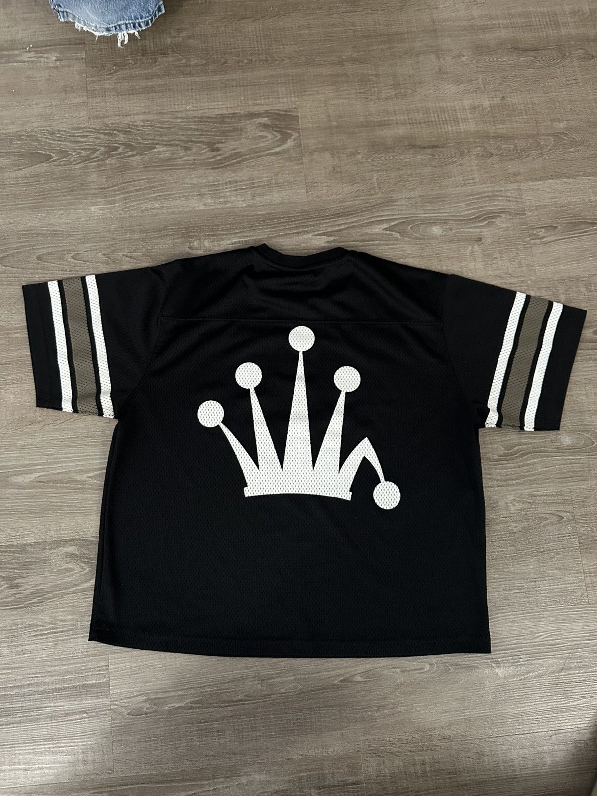 Stussy Stussy Cropped Mesh Logo Football Jersey SU24 | Grailed