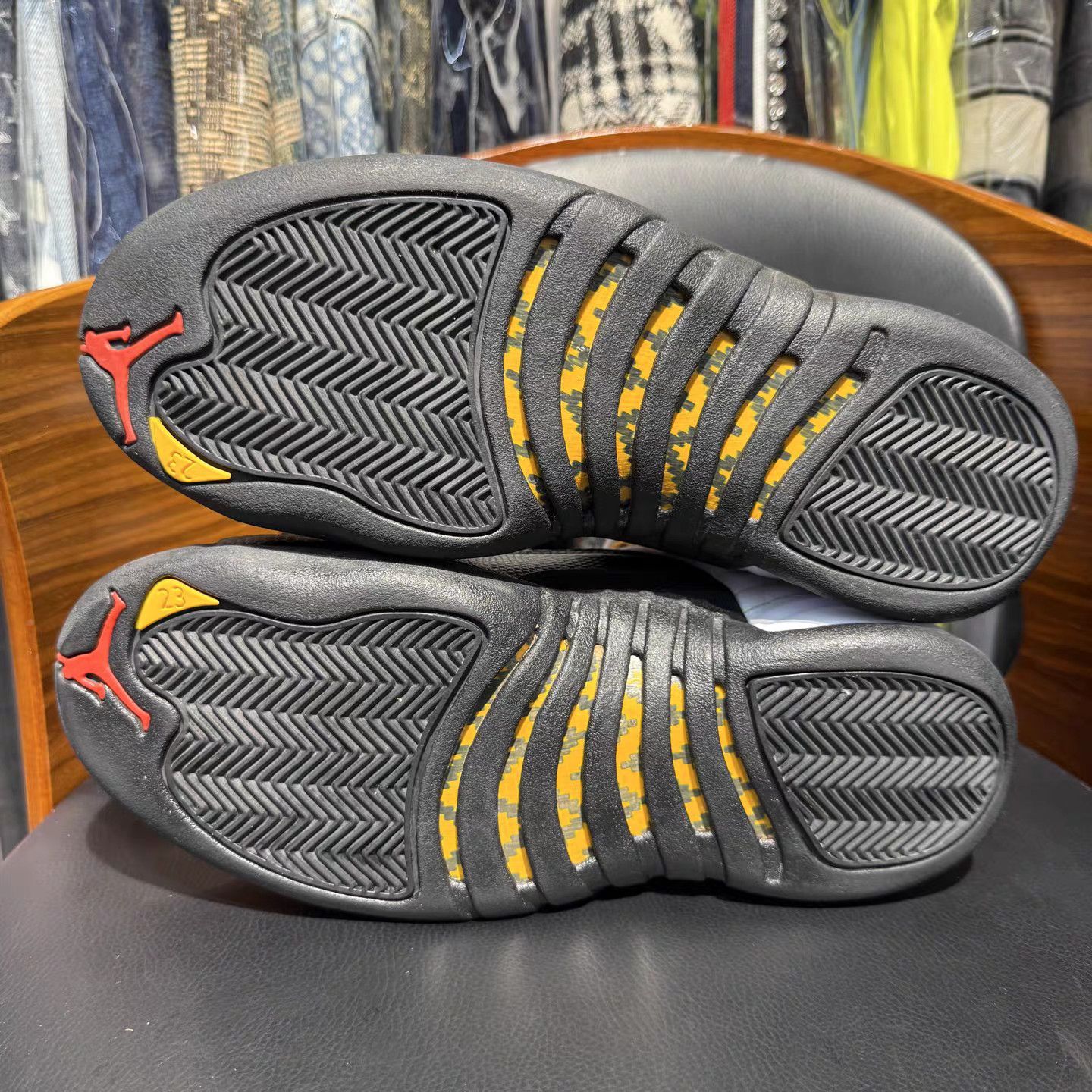 Jordan Brand Air Jordan 12 Taxi Basketball Shoes K15 Size US 7 / EU 40 - 9 Thumbnail