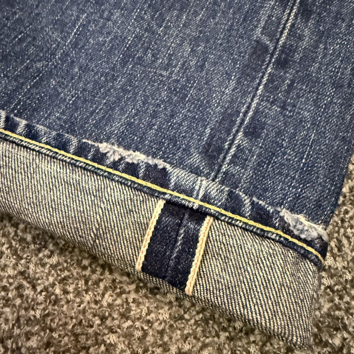 Beauty Beast 🔥🇯🇵 Vintage Japanese Selvedge Moussy Distressed Flared Denim Size 30" / US 8 / IT 44 - 6 Thumbnail