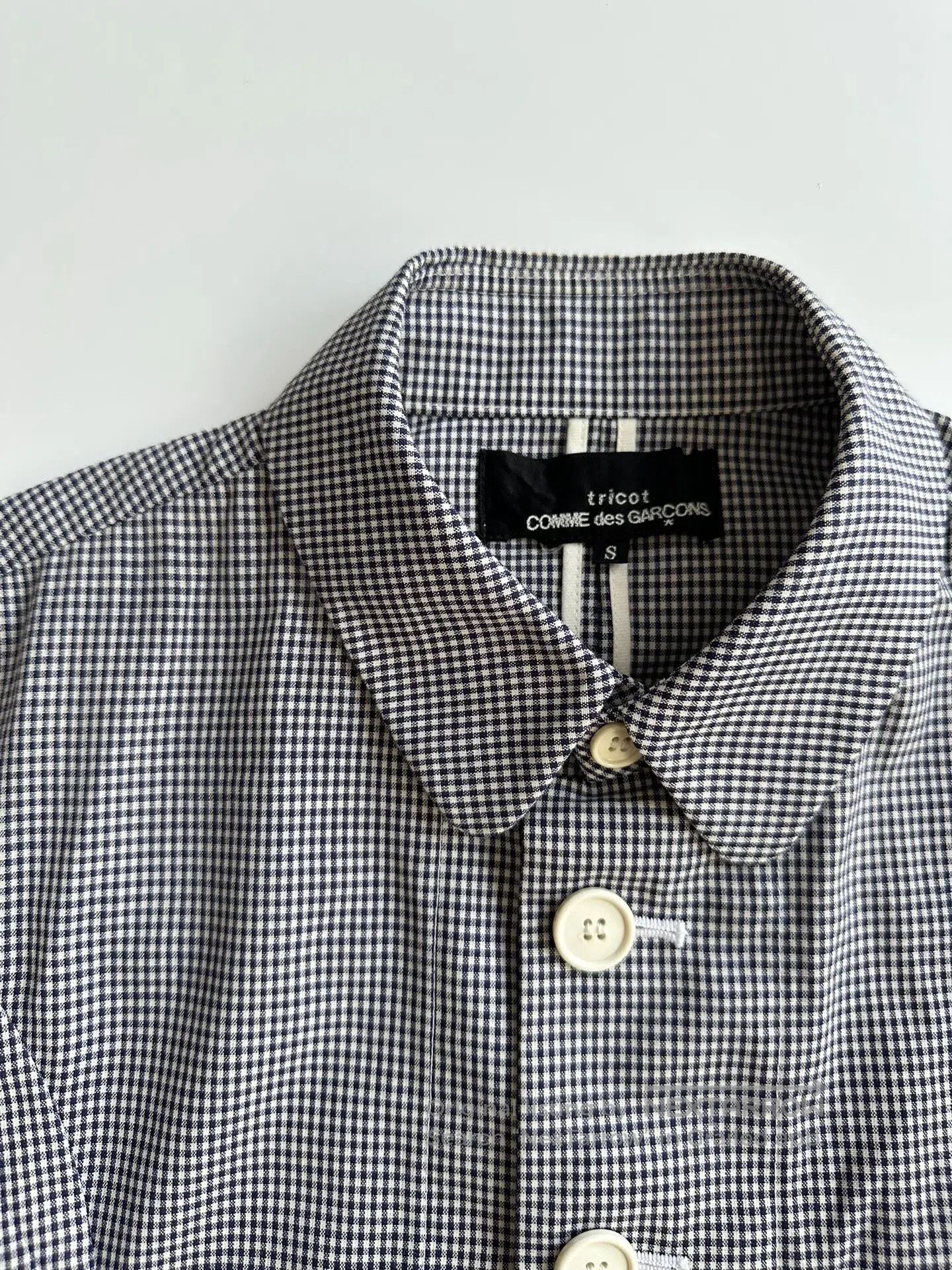 Comme des Garcons Comme des Garcons TRICOT Quilted Pattern Shirt Jacket| Size S / US 4 / IT 40 - 4 Thumbnail