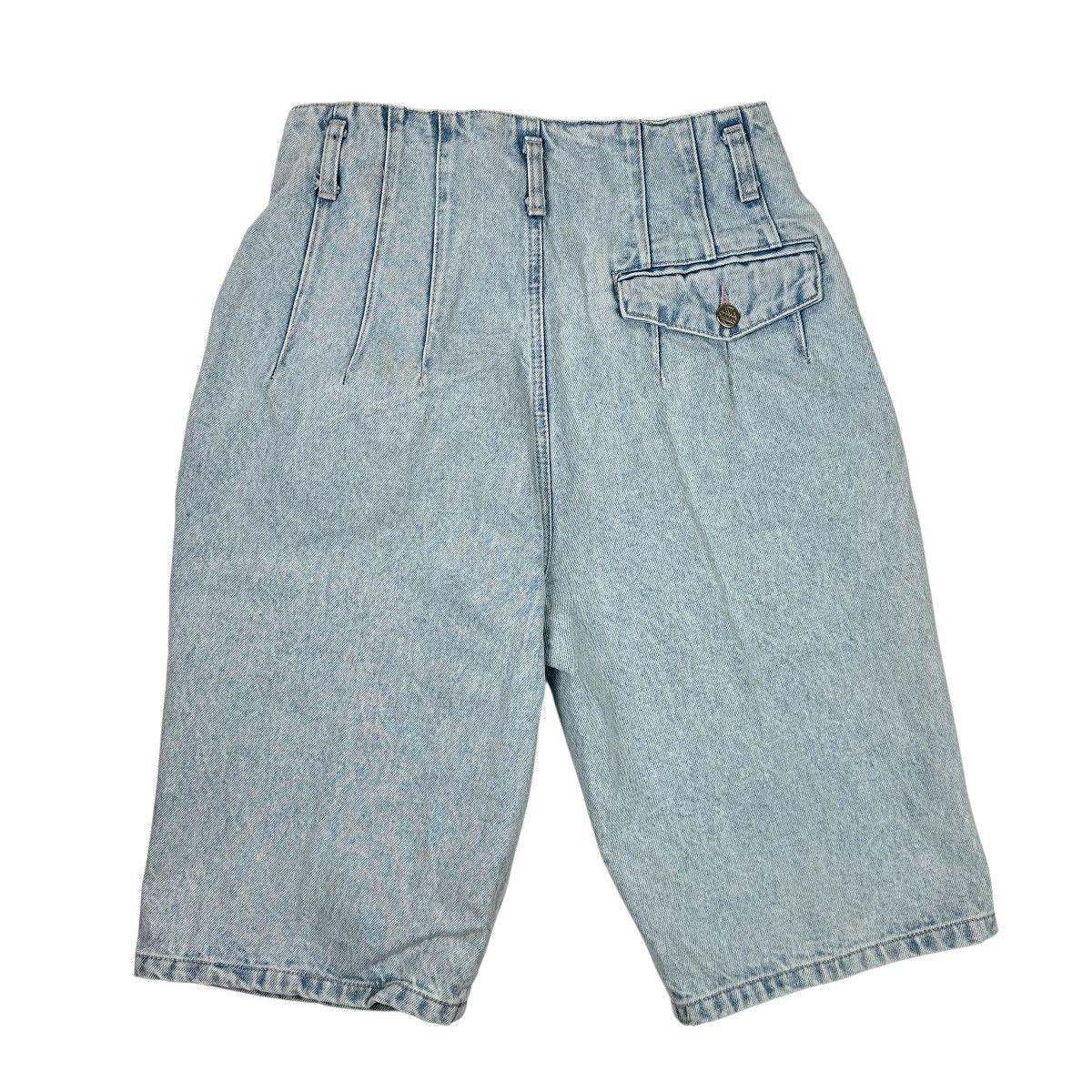 Vintage Vintage Nuovo Light Wash Denim Shorts Juniors Size 7 Size 27" / US 4 / IT 40 - 2 Thumbnail