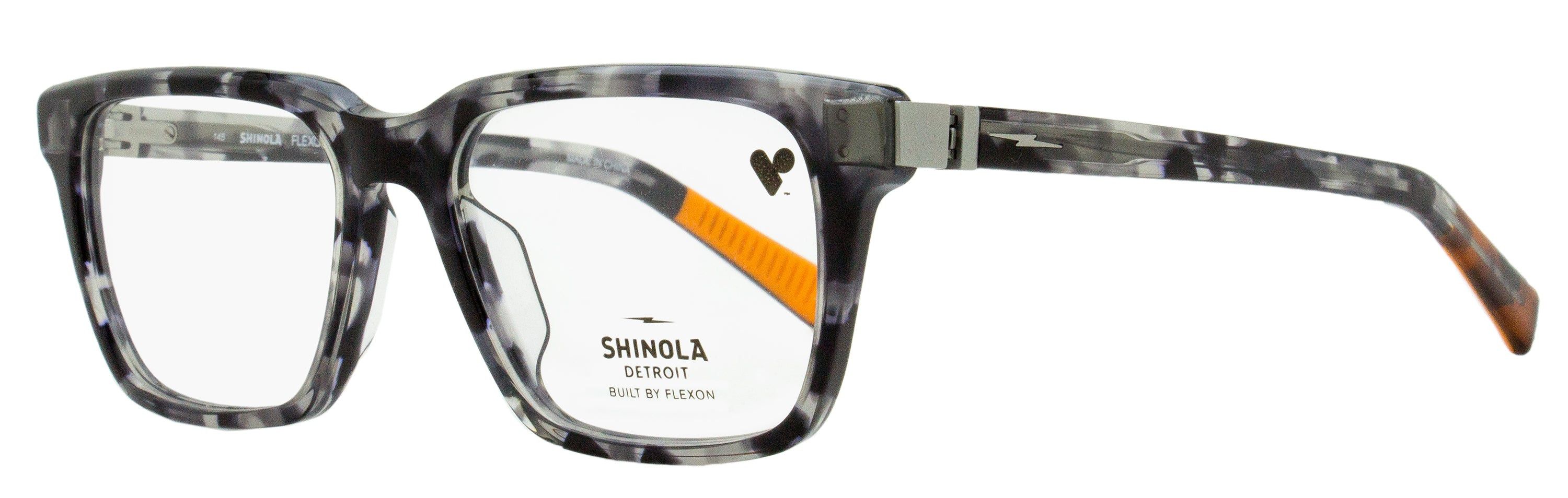Shinola Flexon Rectangular Eyeglasses SH15000 005 Black Tortoise 54m Size ONE SIZE - 1 Thumbnail