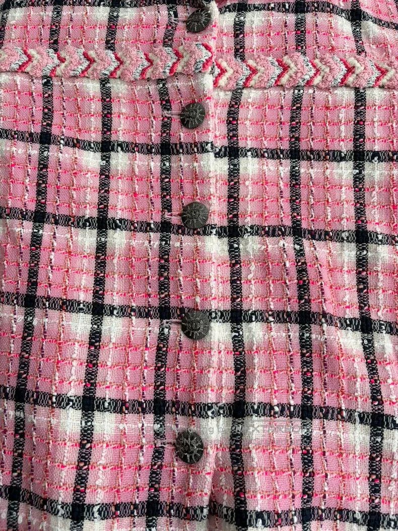 Chanel Chanel 24S spring and summer series pink plaid twill soft Size XS / US 0-2 / IT 36-38 - 3 Thumbnail