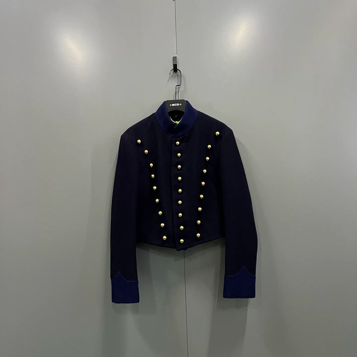Burberry Burberry Navy Button Jacket Coat Size US L / EU 52-54 / 3 - 1 Thumbnail