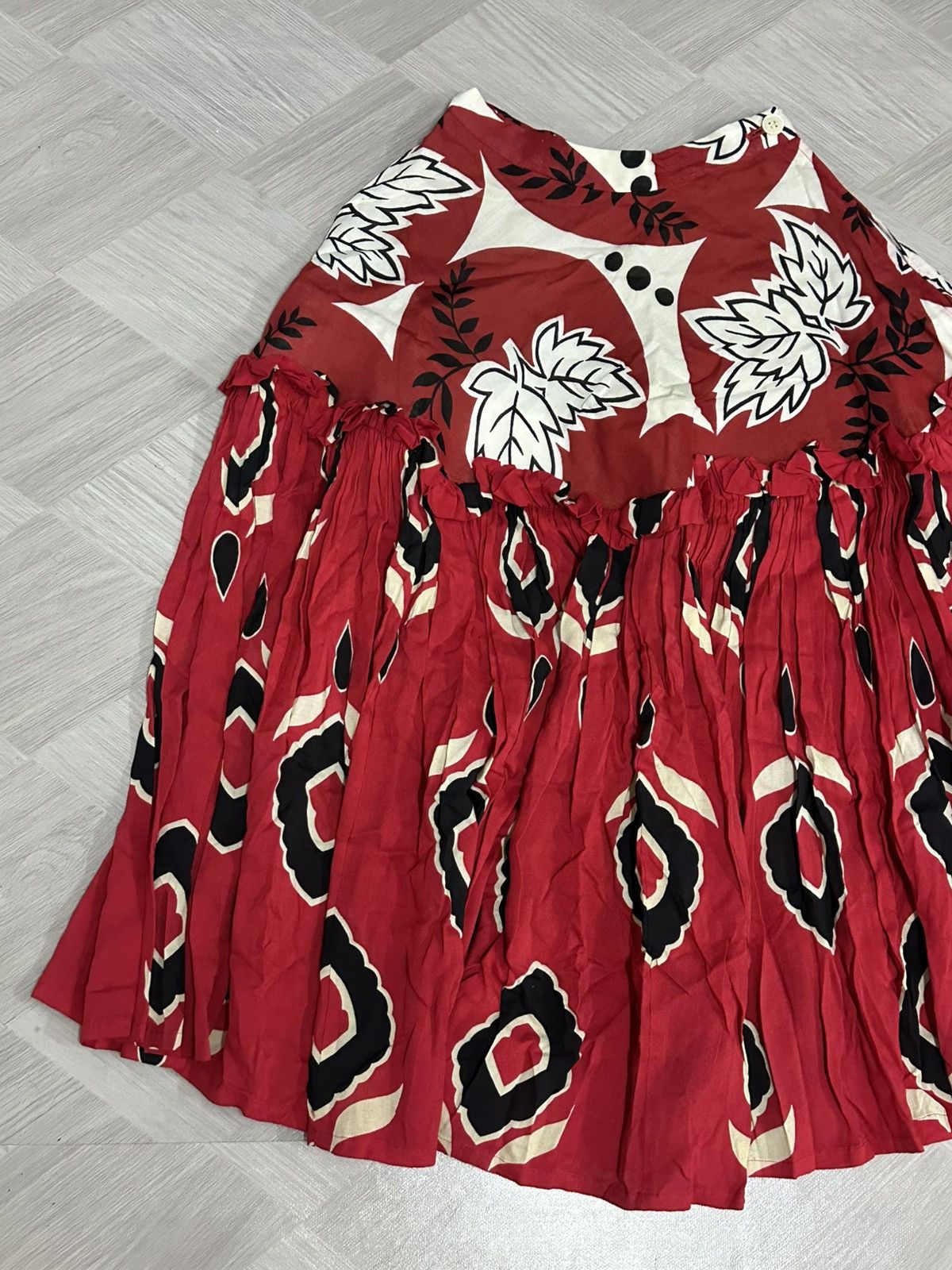 Yohji Yamamoto SS1990 Yohji Yamamoto Runway Ready To Wear Skirt Size 23" - 8 Thumbnail