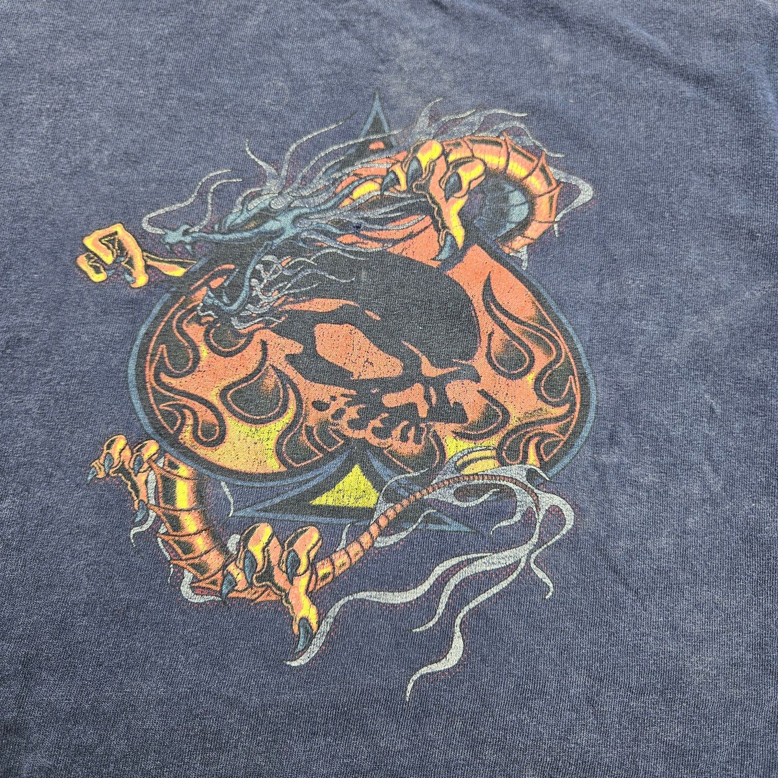 Other Vintage Y2K Utility Dragon Graphic T Shirt Skater Size XXL Size US XXL / EU 58 / 5 - 2 Thumbnail
