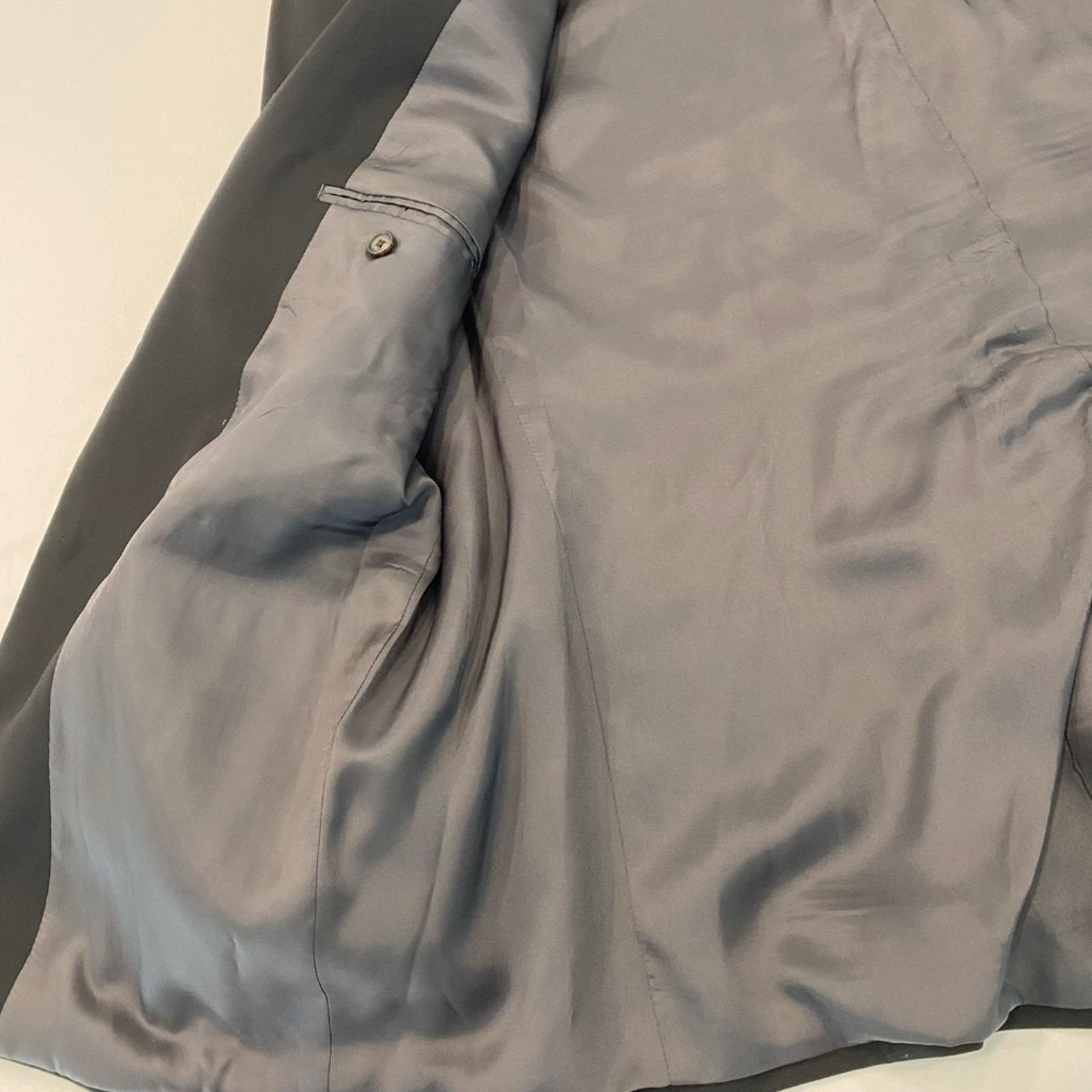 Ralph Lauren Ralph Lauren Men's Solid Black Wool Suit Blazer - 46R Size 46R - 4 Thumbnail