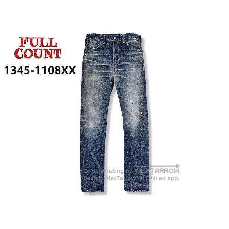 Full Count & Co. Fullcount Vintage Wash Denim Jeans. Size US 32 / EU 48 - 1 Thumbnail