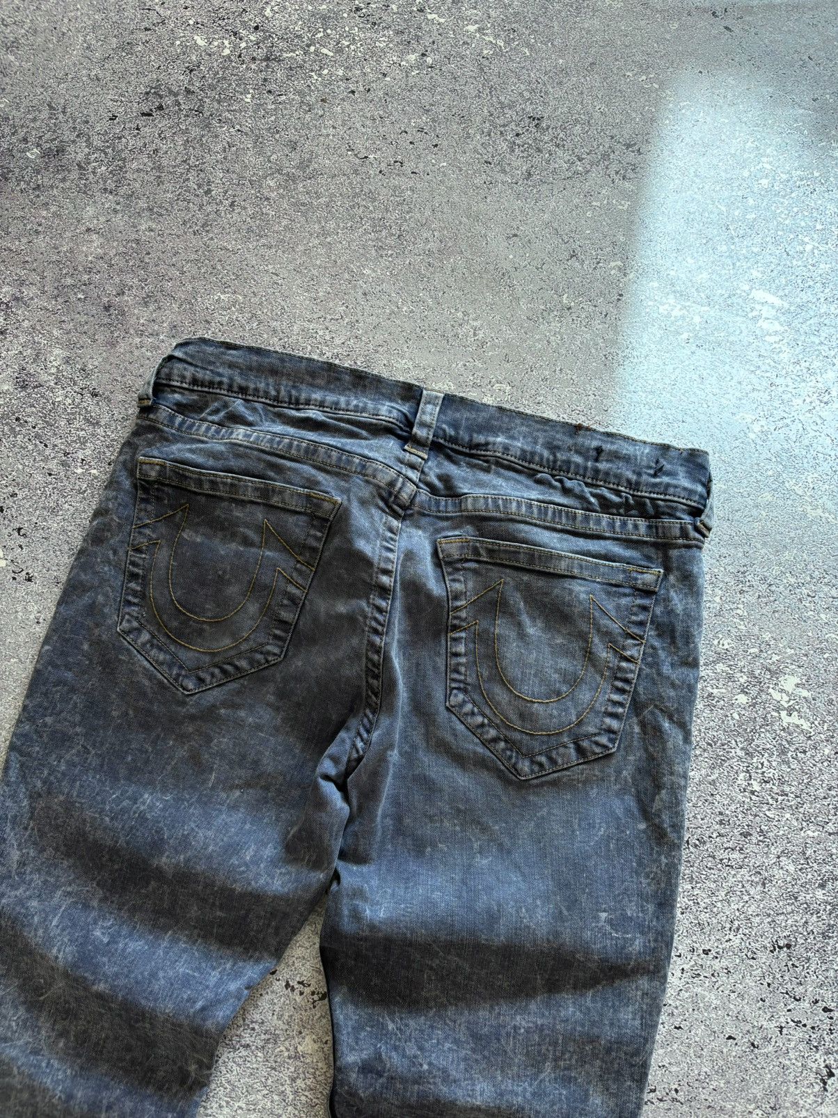 Japanese Brand × True Religion × Vintage Vintage Y2K True Religion Jeans Chief Keef Style USA Washed Size US 36 / EU 52 - 2 Thumbnail