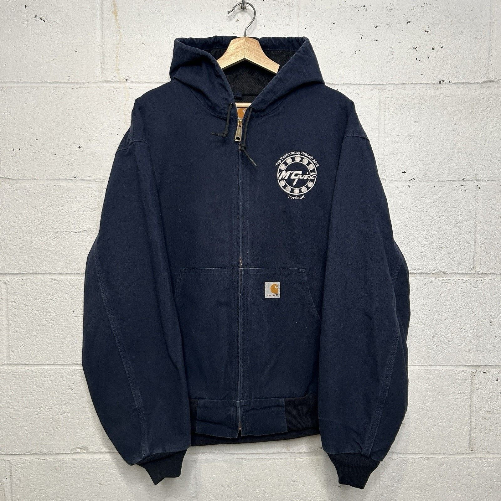 Carhartt Carhartt Thermal-Lined Hooded Active Jacket “Dark Navy” J131 Size US XL / EU 56 / 4 - 1 Thumbnail