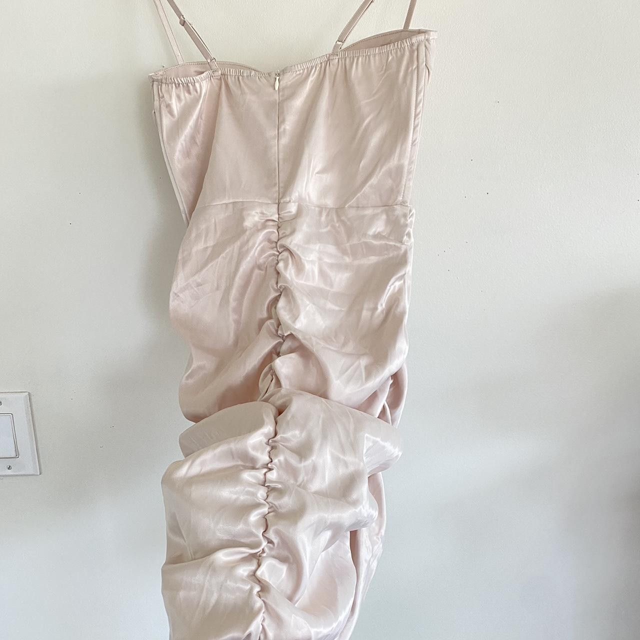 Vintage VINTAGE CREAM BODYCON DRESS SIZE SMALL PARTY STRETCH Size S / US 4 / IT 40 - 6 Thumbnail