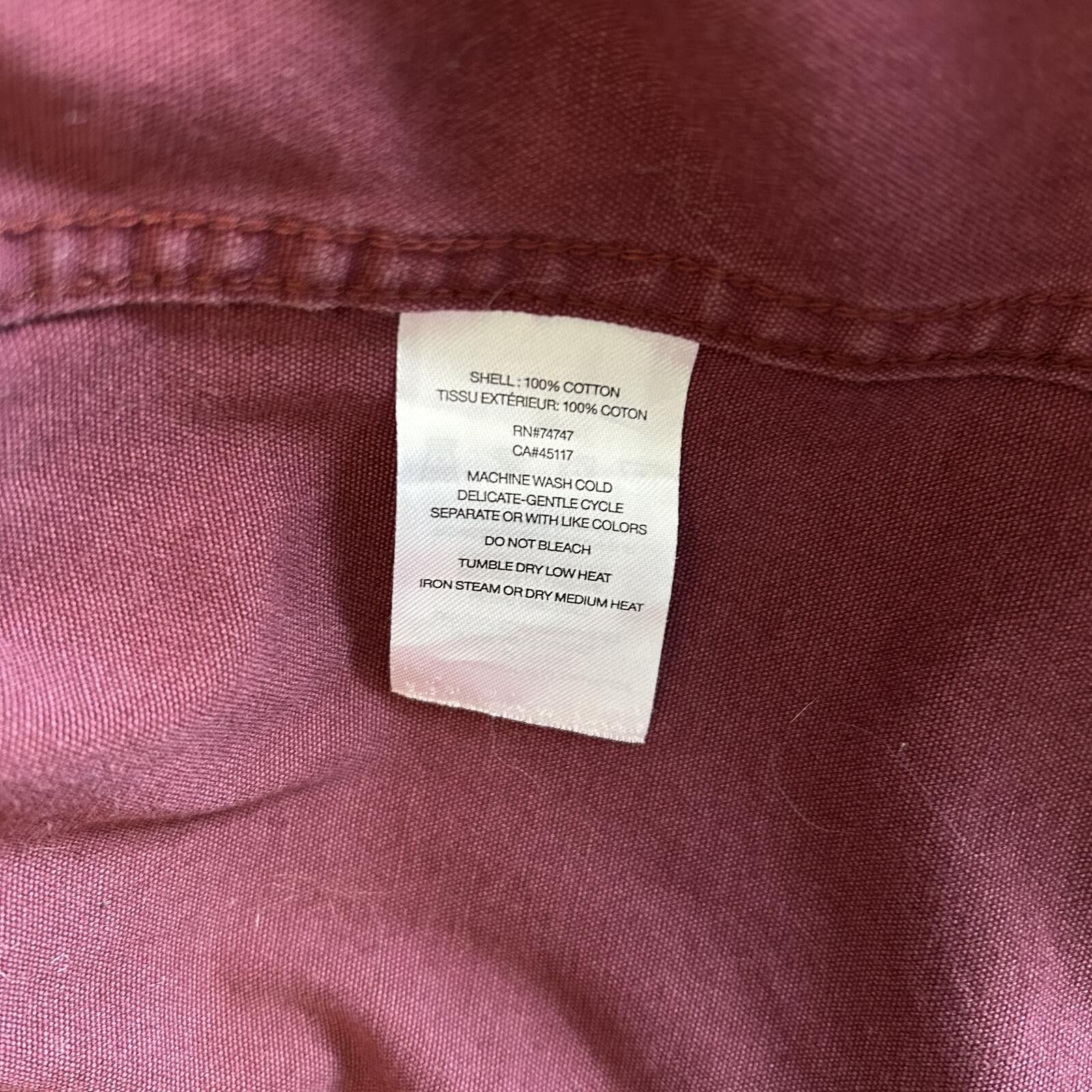 Redhead RedHead Maroon Casual ButtonDown Shirt Men’s LG Tall Vintage Size US L / EU 52-54 / 3 - 5 Thumbnail