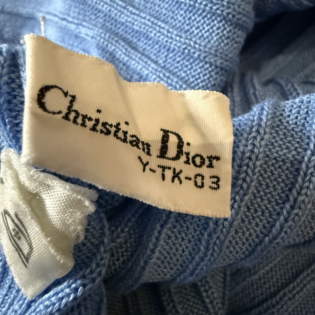 Christian Dior Monsieur × Dior 🔥🔥 Vintage Miss Dior Rib Knit V Neck Cardigan Size M / US 6-8 / IT 42-44 - 13 Thumbnail