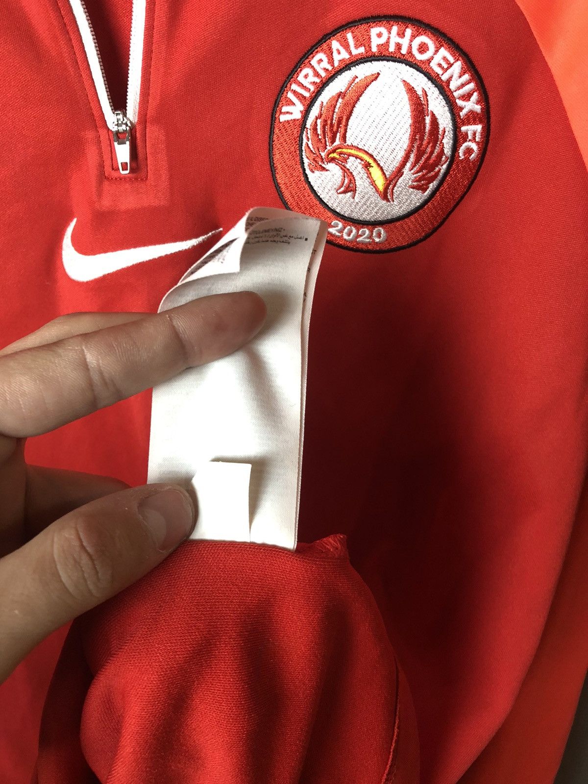 Vintage Men’s sweater soccer jersey Nike size M Size US M / EU 48-50 / 2 - 9 Thumbnail