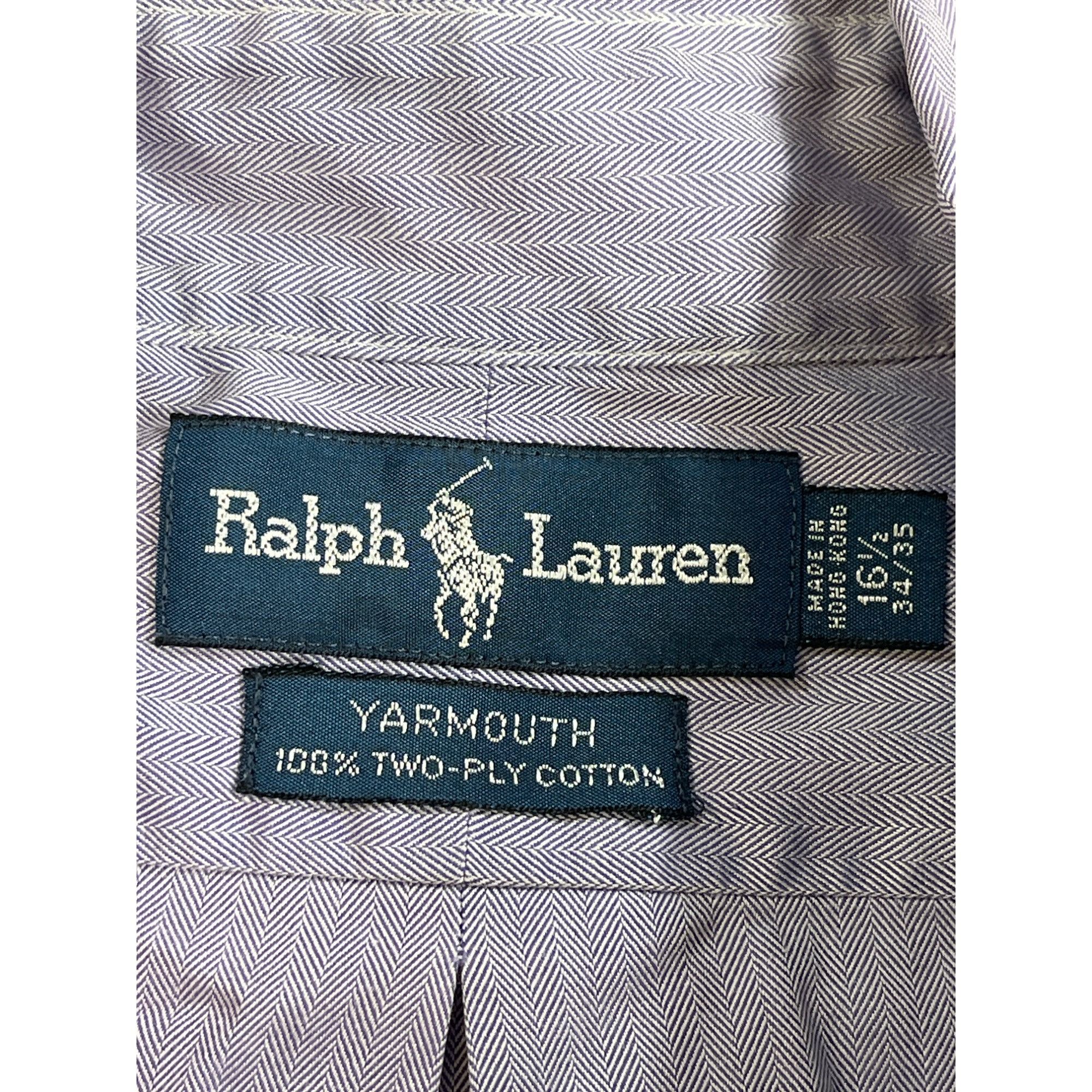 Ralph Lauren Ralph Lauren SKU 7784 Mens Purple Classic Fit Button Down Sh Size US L / EU 52-54 / 3 - 10 Thumbnail
