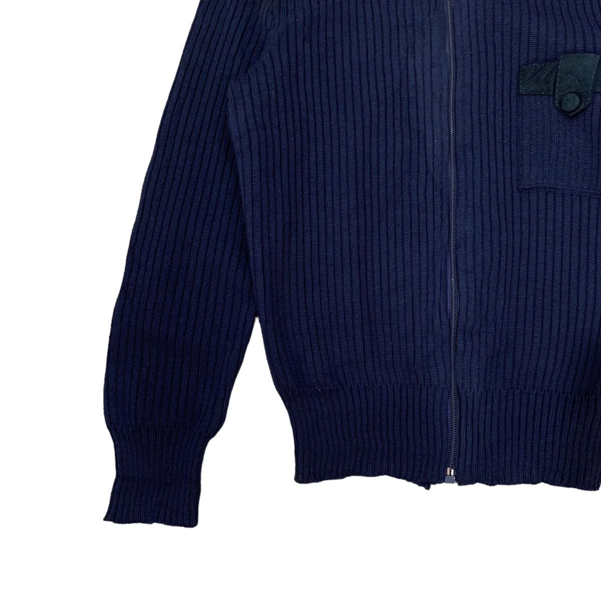 Givenchy 🔥Vintage Givenchy Wool Knit Zipper Jacket Size US S / EU 44-46 / 1 - 8 Thumbnail