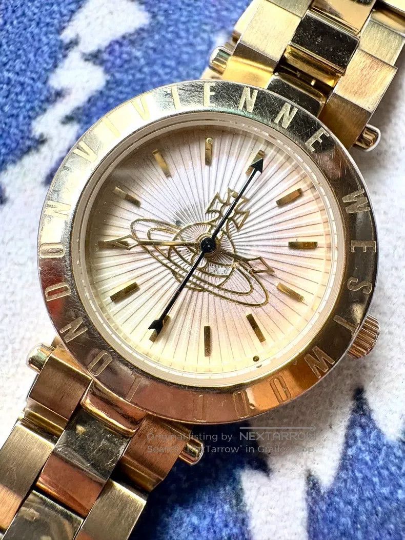 Vivienne Westwood Vivienne Westwood Gold strap Saturn watch Size ONE SIZE - 2 Thumbnail