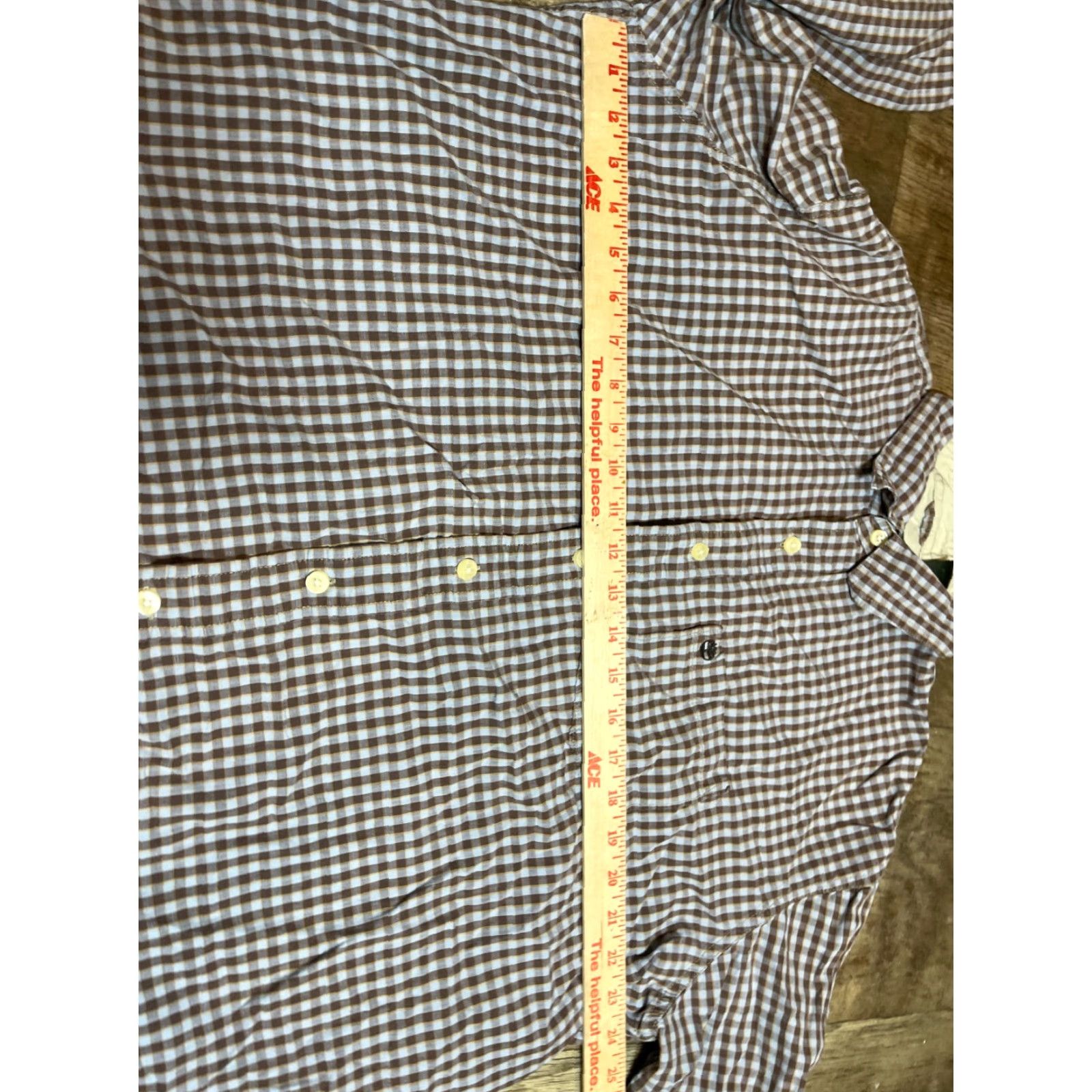 Timberland Timberland Button-Down Shirt Mens XL Plaid Long Sleeve Brown Size US XL / EU 56 / 4 - 4 Thumbnail