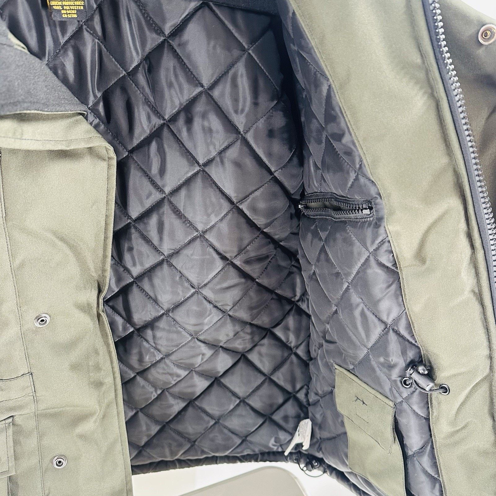 Caterpillar Caterpillar CAT Heavy Insulated Parka Gray Reflective Hooded Size US M / EU 48-50 / 2 - 3 Thumbnail