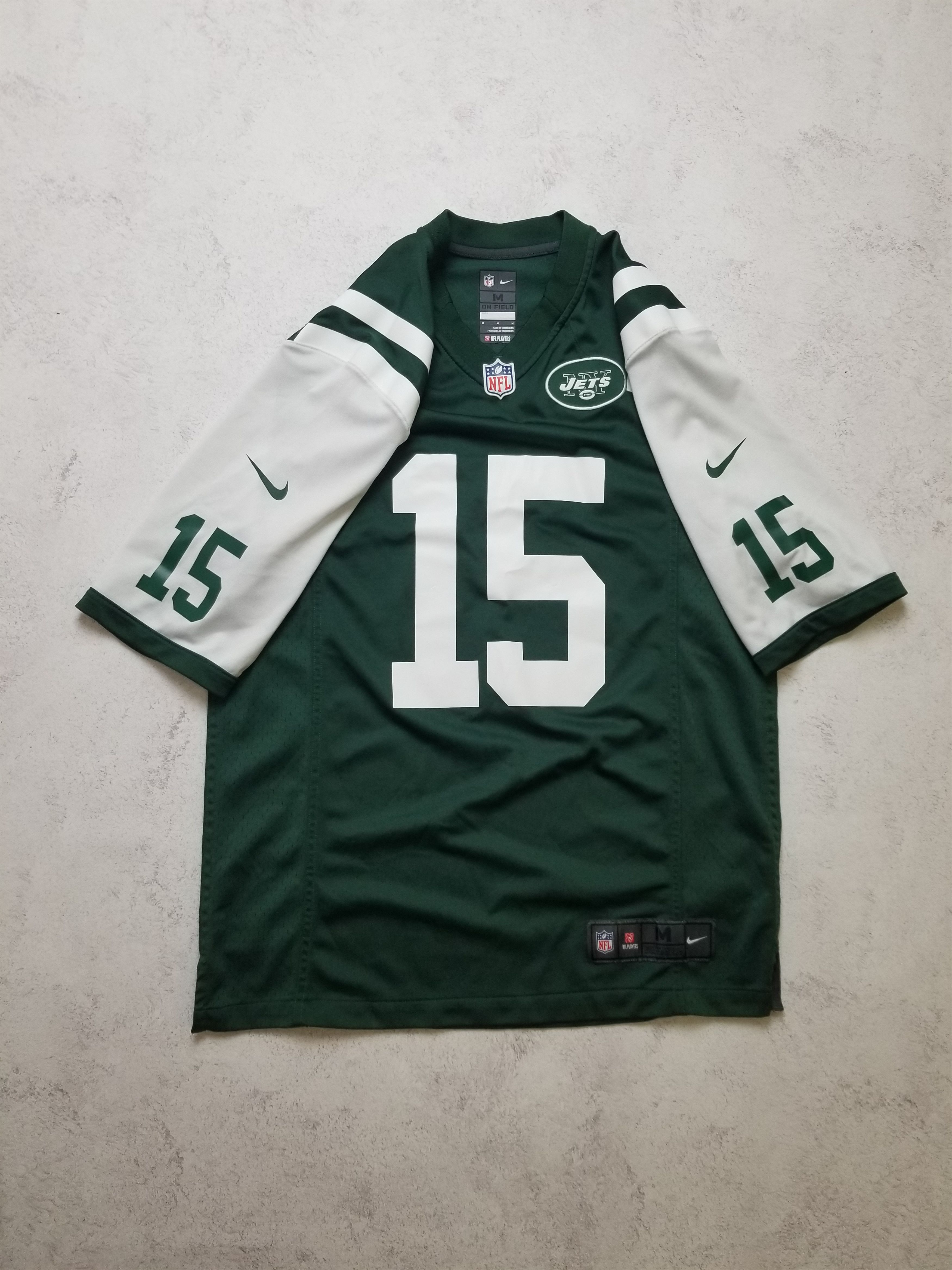 Nike New York Jets NFL Jersey Nike Green #15 Brandon Marshall Size US M / EU 48-50 / 2 - 2 Thumbnail