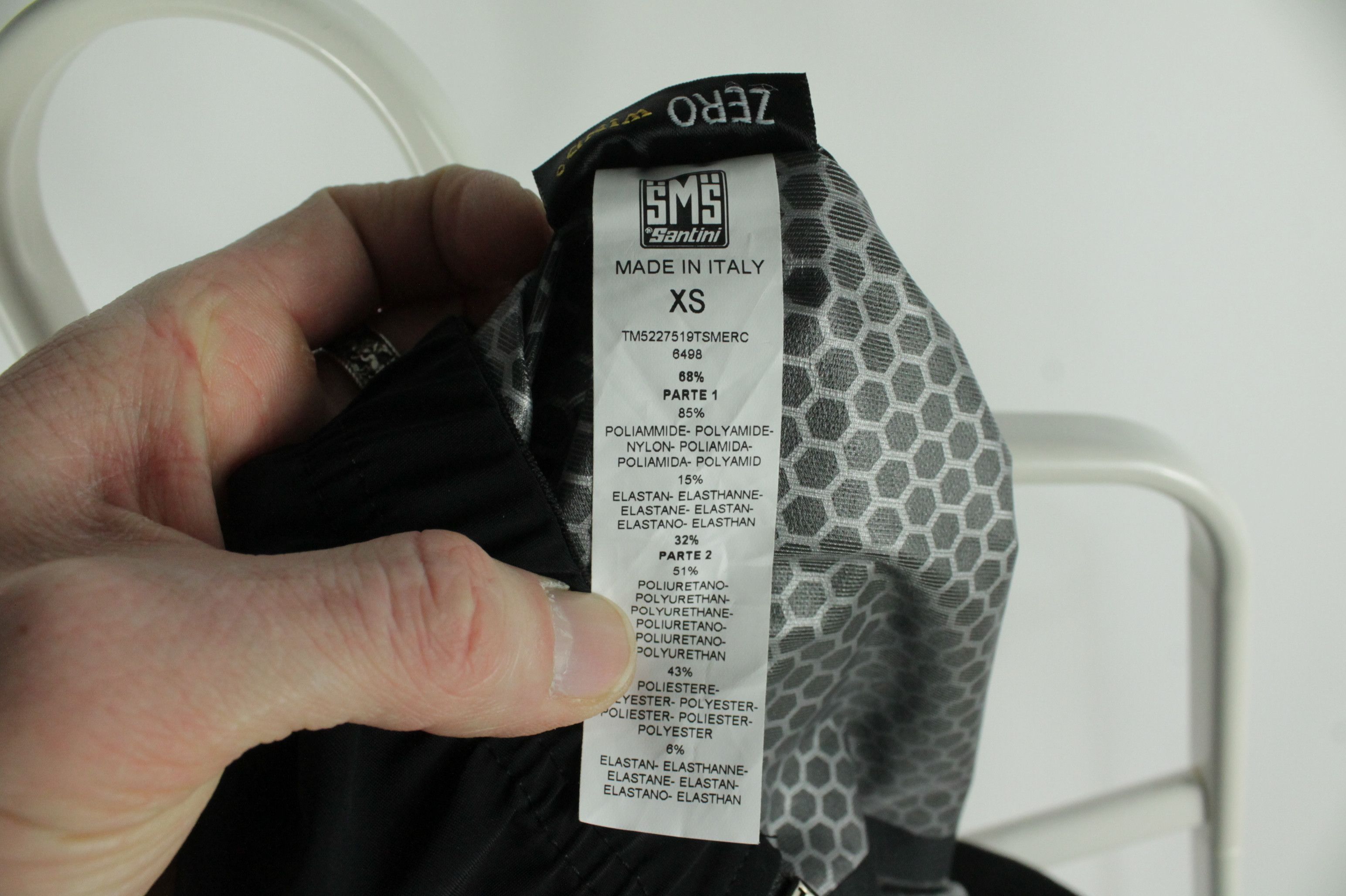 Other Santini SMS Zero Wind Windstopper Cycling Jacket Men's Size US XS / EU 42 / 0 - 10 Thumbnail