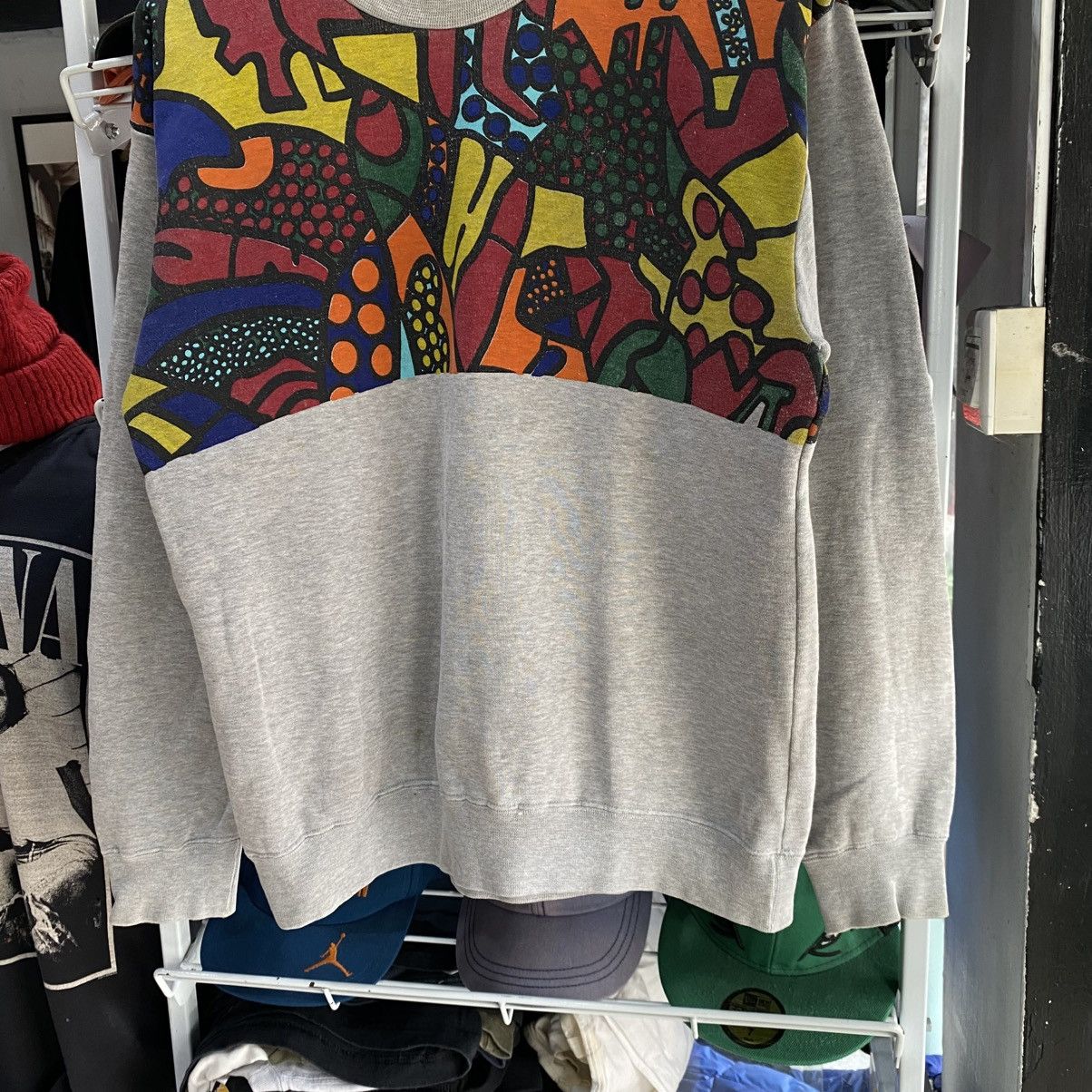Guess × Vintage Vintage 80s Georges Marciano By Garp Art Design Sweatshirts Size US M / EU 48-50 / 2 - 4 Thumbnail
