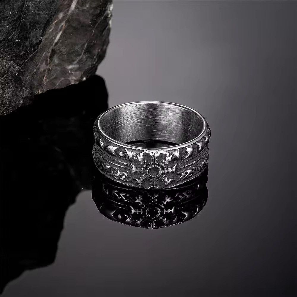 Other Vintage Norse Runes Compass Rings Size ONE SIZE - 1 Thumbnail