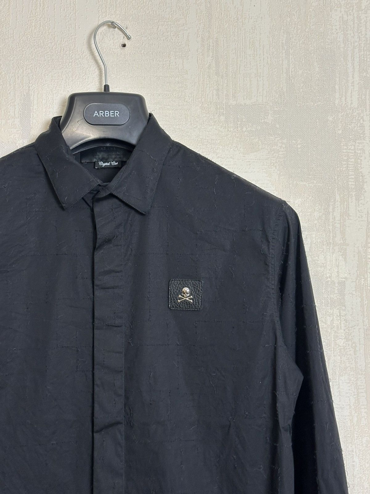 Philipp Plein 🔥 Philipp Plein Crystal Cut Button Up Shirt Black Italy Size US M / EU 48-50 / 2 - 2 Thumbnail