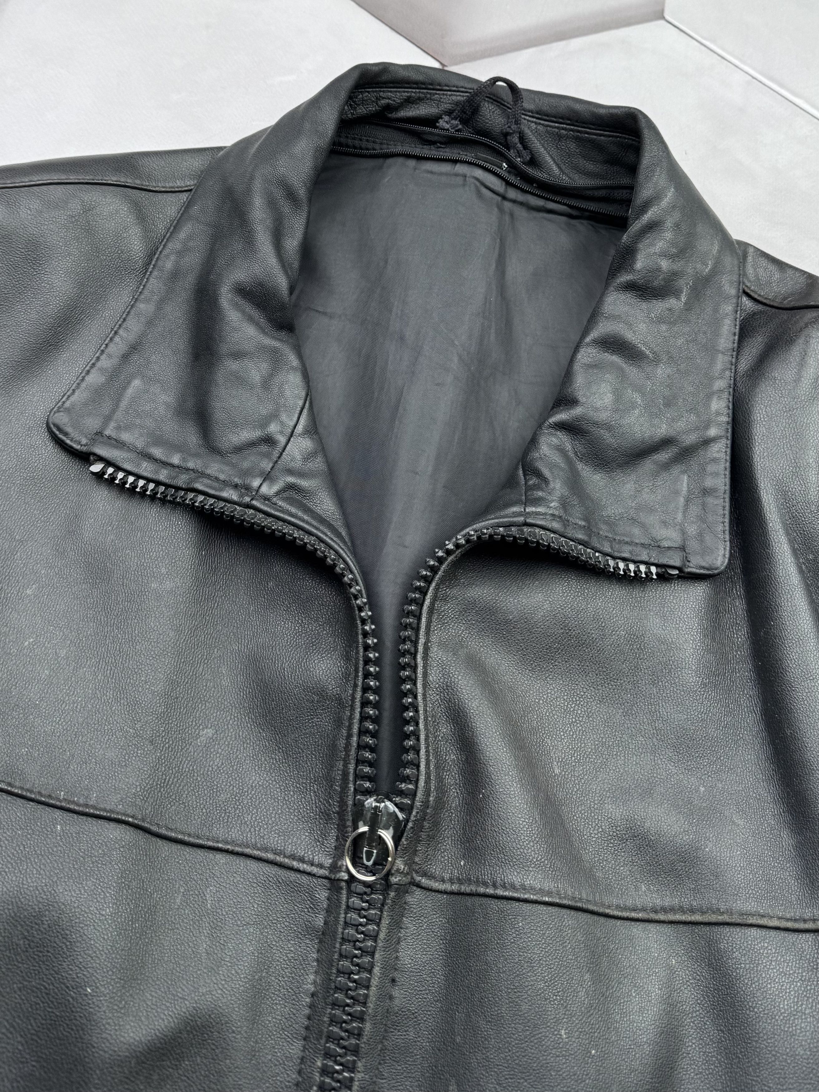 Japanese Brand Vintage Leather Jacket (E4) Size US M / EU 48-50 / 2 - 6 Thumbnail