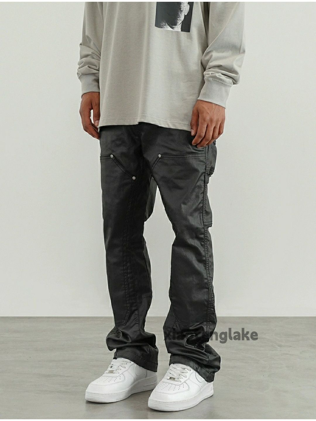 Designer × Japanese Brand × Vintage utility wax skate hiphop flared carpenter pants Size US 30 / EU 46 - 3 Thumbnail