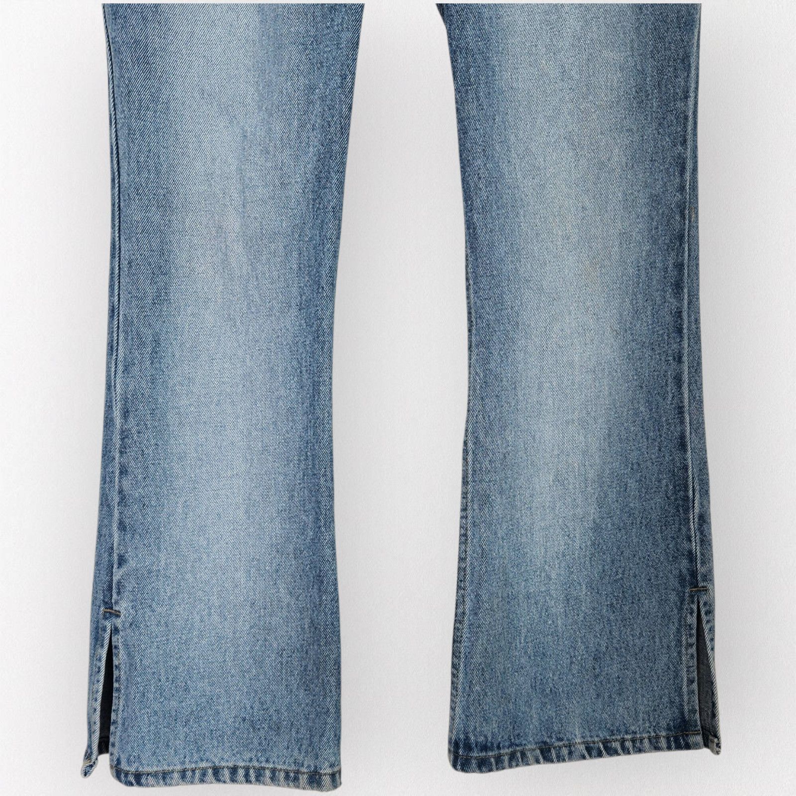 Vintage No Boundaries Denim High Waisted Split Hem Bootcut Jeans 6 Size 28" / US 6 / IT 42 - 4 Thumbnail