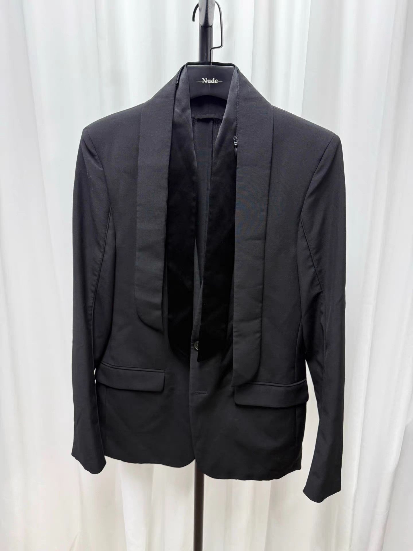 Maison Margiela Maison margiela Scarf Collarless Blazer K20 Size US M / EU 48-50 / 2 - 1 Thumbnail