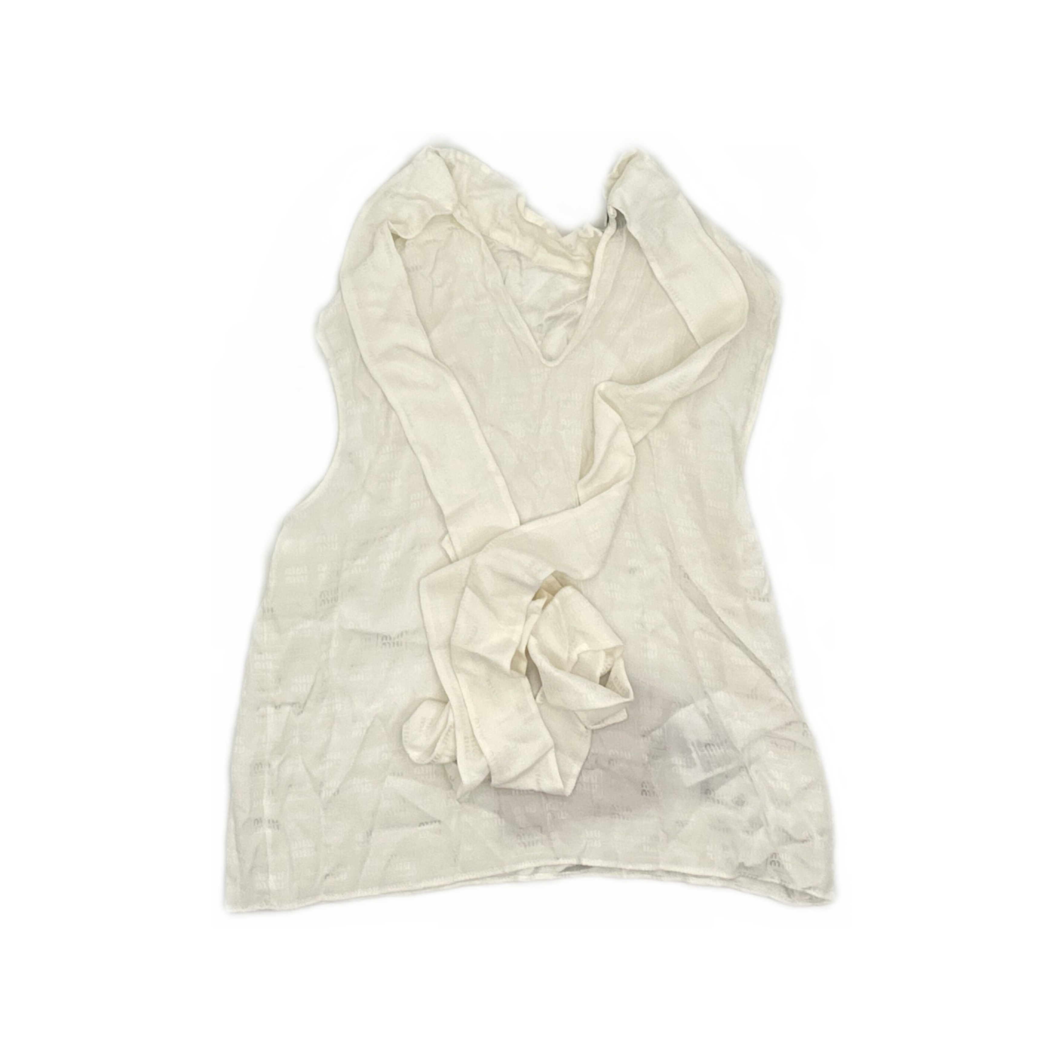 Miu Miu Miu Miu Logo Jacquard Tank Top Size 36 Size XS / US 0-2 / IT 36-38 - 1 Thumbnail