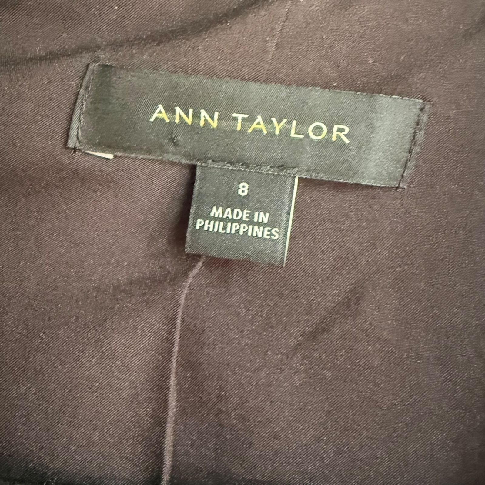 Ann Taylor Ann Taylor Classic Notched Two-Button Black Blazer | Sz 8 Size M / US 6-8 / IT 42-44 - 4 Thumbnail