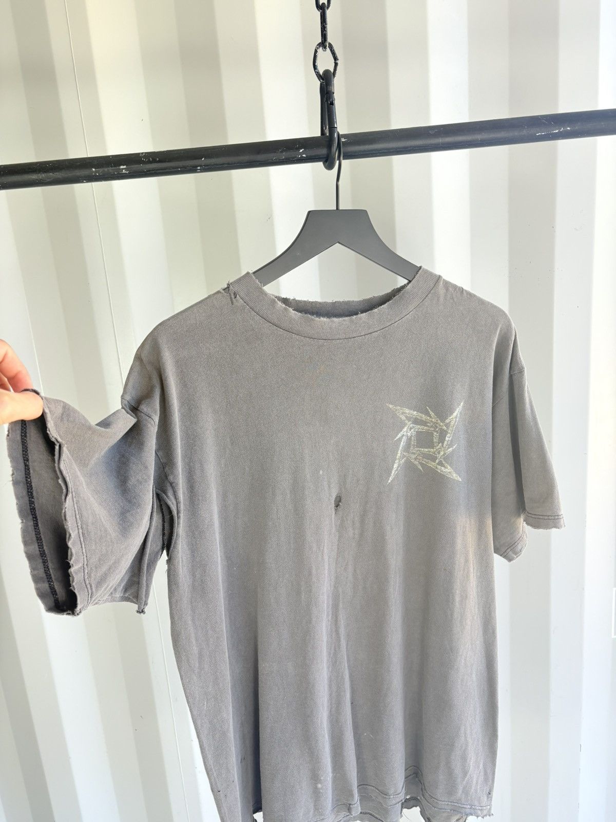 Band Tees Vintage Metallica Faded Distressed Shirt Band GRUNGE Size US XXL / EU 58 / 5 - 3 Thumbnail