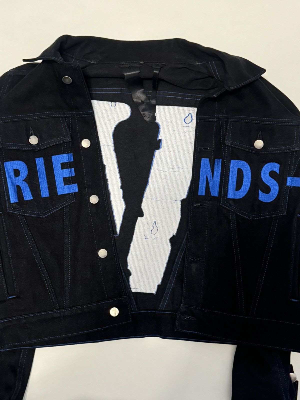 Vlone Vlone FRIENDS Denim Jacket size M Size US M / EU 48-50 / 2 - 3 Thumbnail