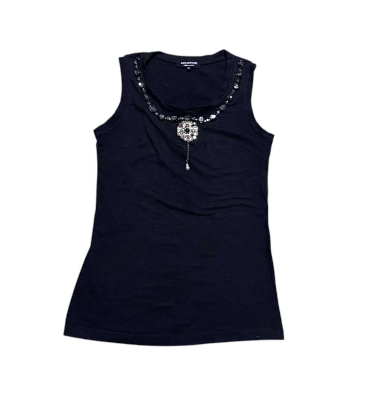 Junya Watanabe Junya Watanabe Comme des Garçons Decorated Necklace Tank Top Size M / US 6-8 / IT 42-44 - 1 Thumbnail