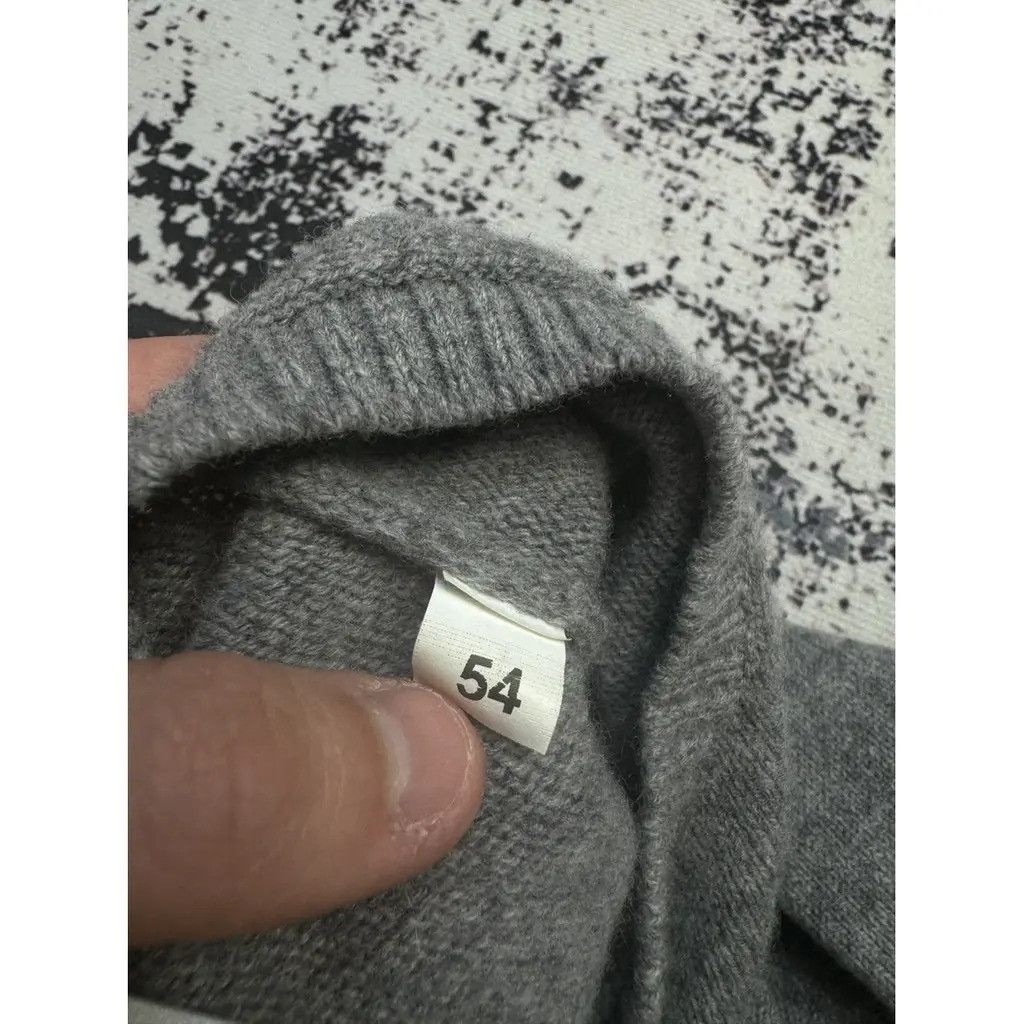 Gran Sasso Gran Sasso Wool And Cashmere Jumper Grey Size 54 fit L/XL Size US XL / EU 56 / 4 - 4 Thumbnail