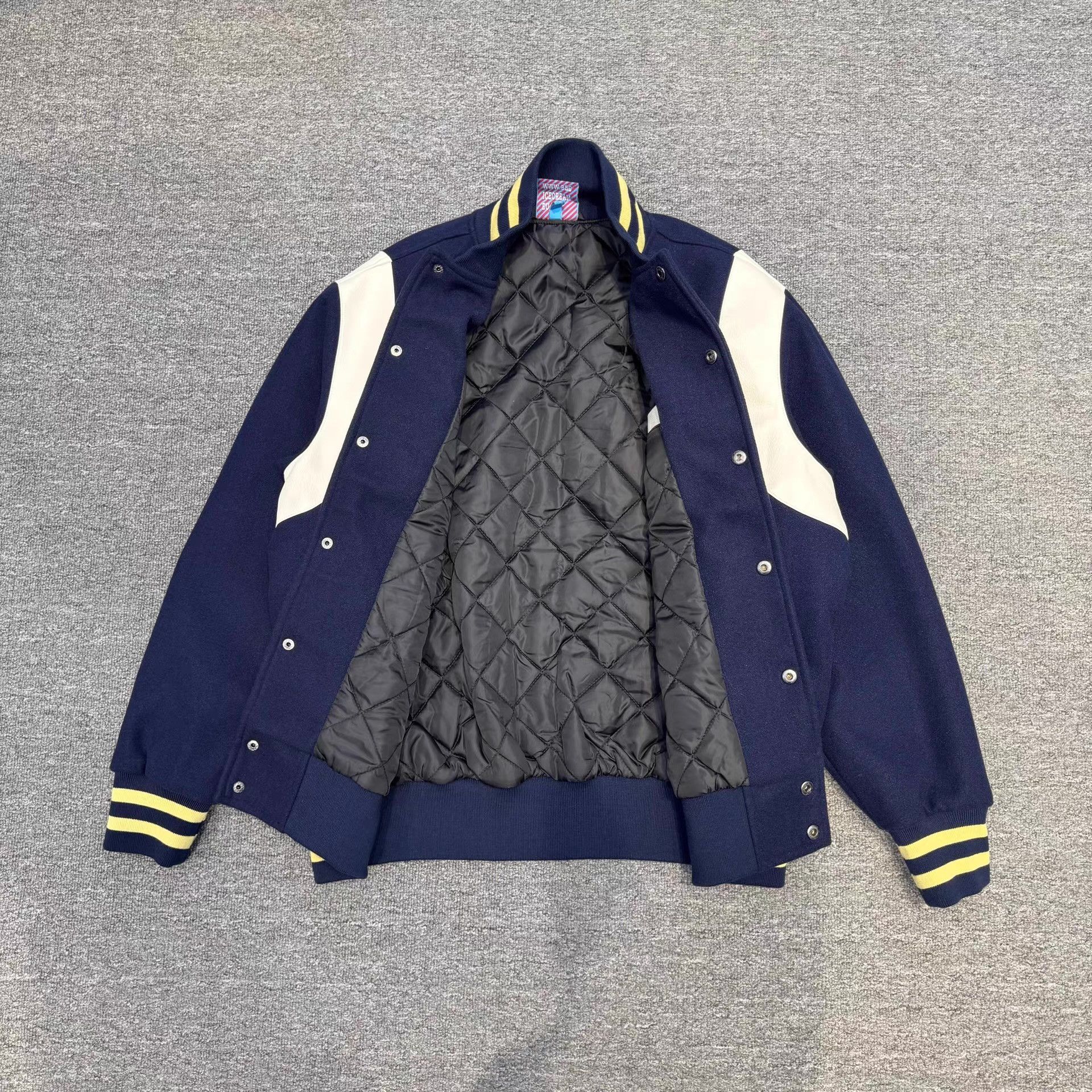 Billionaire Boys Club BBC Patchwork Baseball Jacket Q5 Size US L / EU 52-54 / 3 - 3 Thumbnail