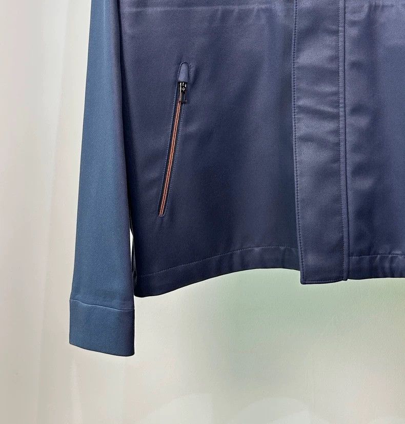 Loro Piana LORO PIANA Men's waterproof double layer silk jacket Size US M / EU 48-50 / 2 - 5 Thumbnail