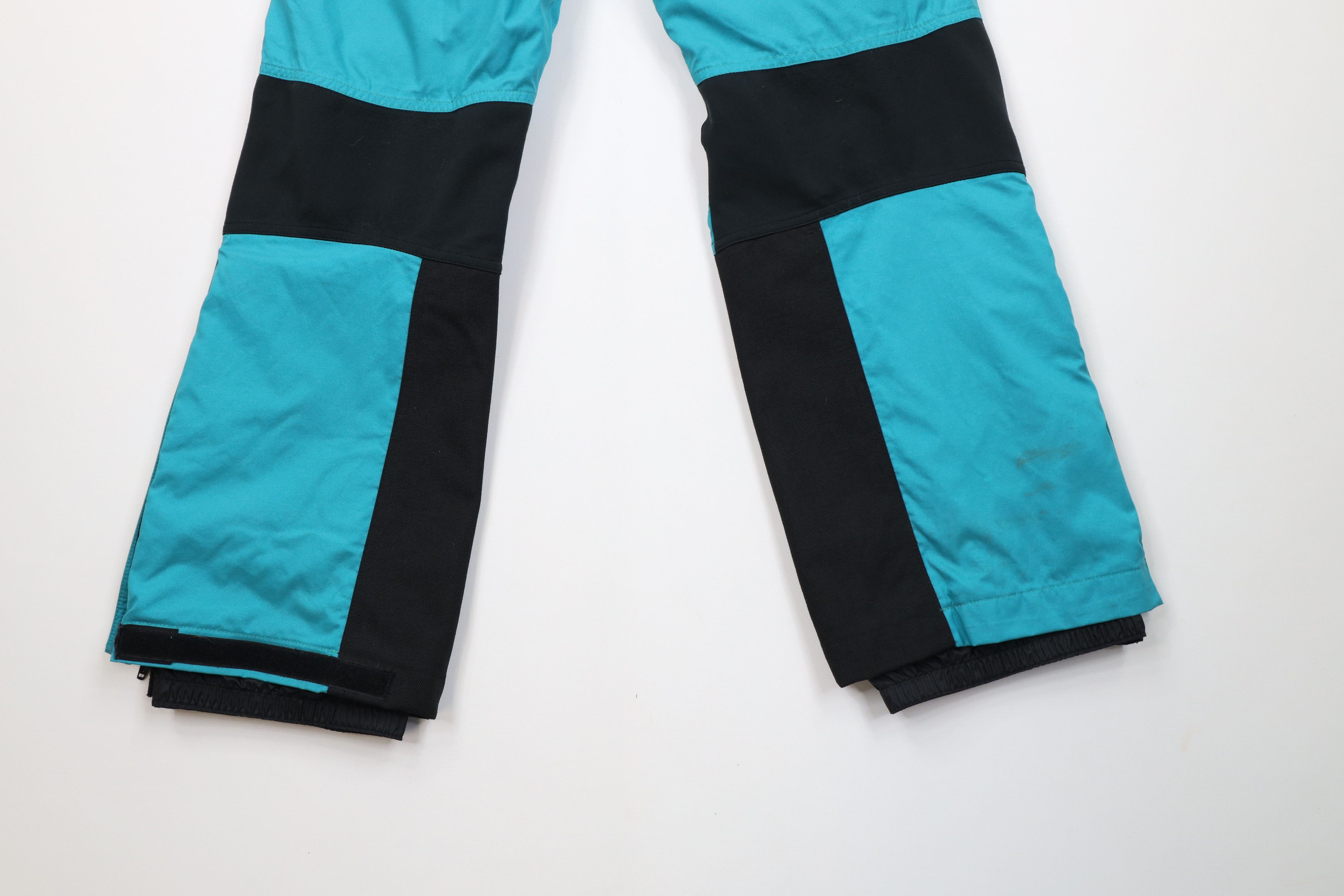 The North Face Vintage 90s The North Face Spell Out Winter Snow Pants Teal Size 30" / US 8 / IT 44 - 13 Thumbnail