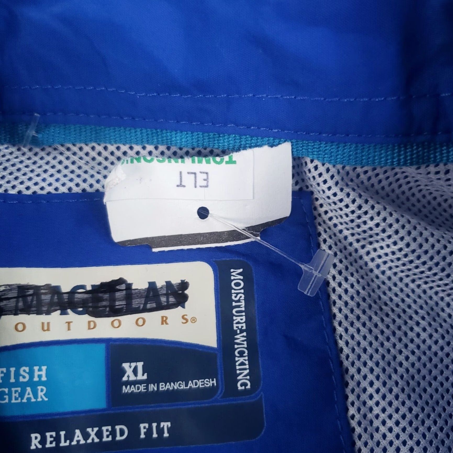 Vintage Magellan Shirt Mens XL Blue Button Up Angler Fit Vented Fishing Lightweight Size US XL / EU 56 / 4 - 6 Thumbnail