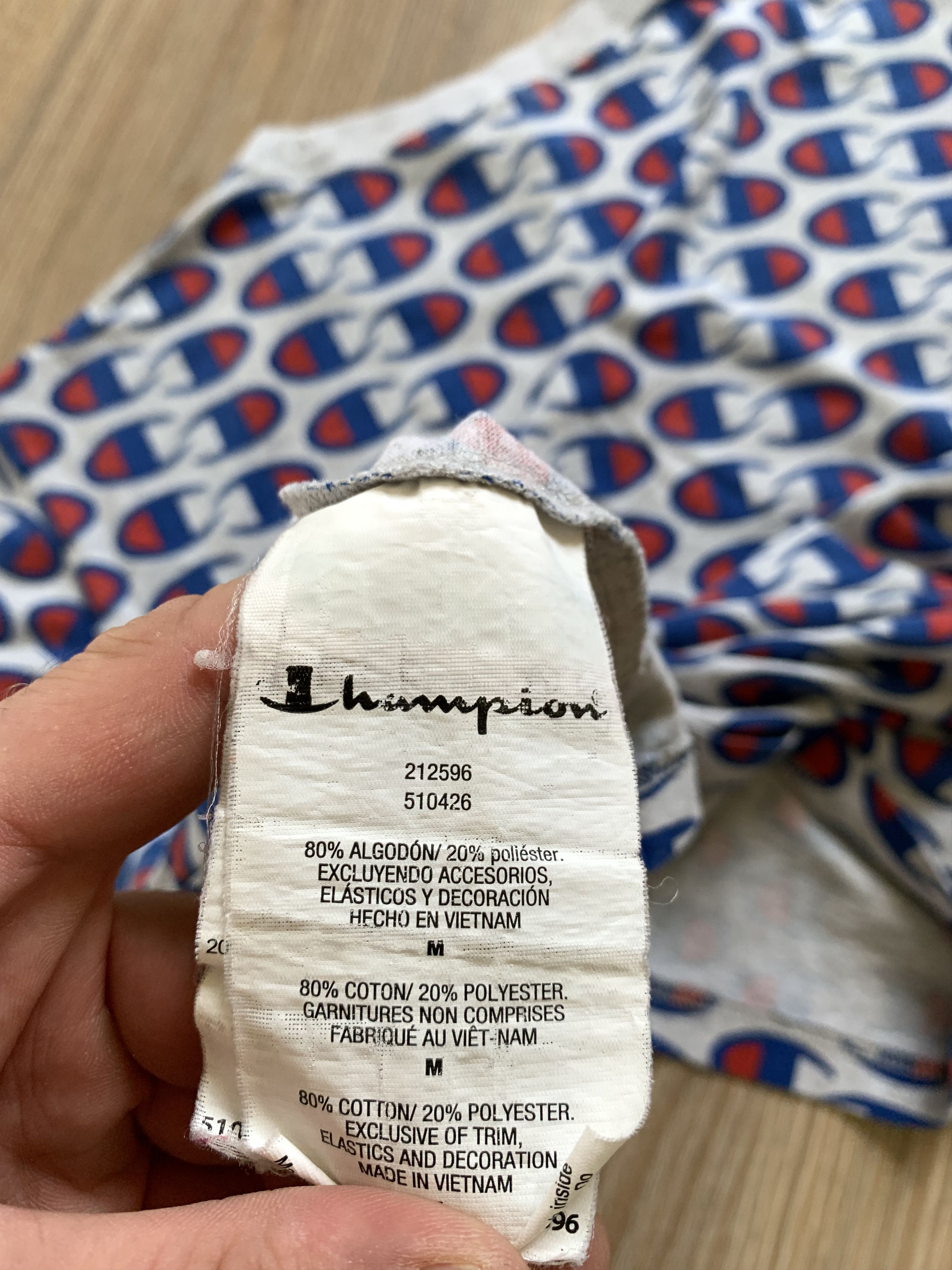 Champion × Vintage Champion Vintage Monogram Logo Cotton T-Shirt Size US M / EU 48-50 / 2 - 6 Thumbnail