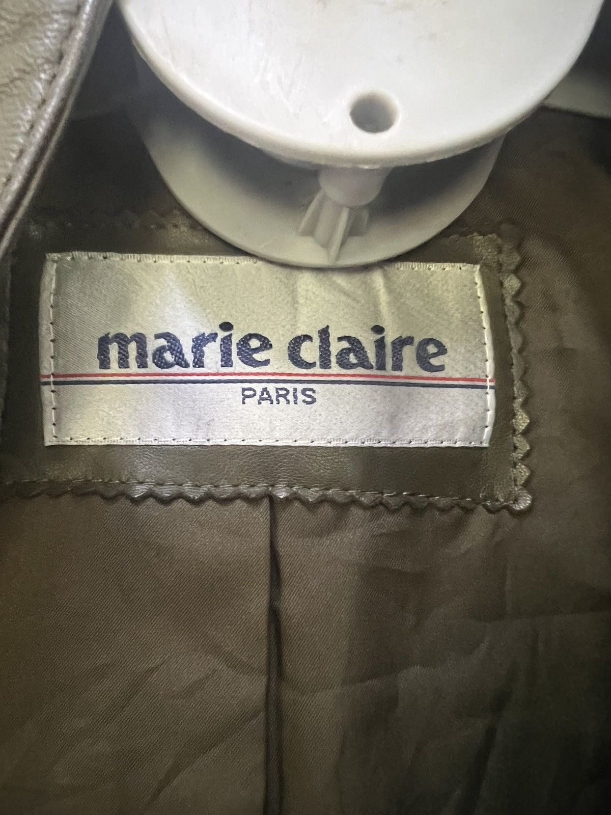 Japanese Brand × Leather 90s Vintage Marie Clair Lamb Leather Coat Marie Claire. GJ37 Size US L / EU 52-54 / 3 - 3 Thumbnail