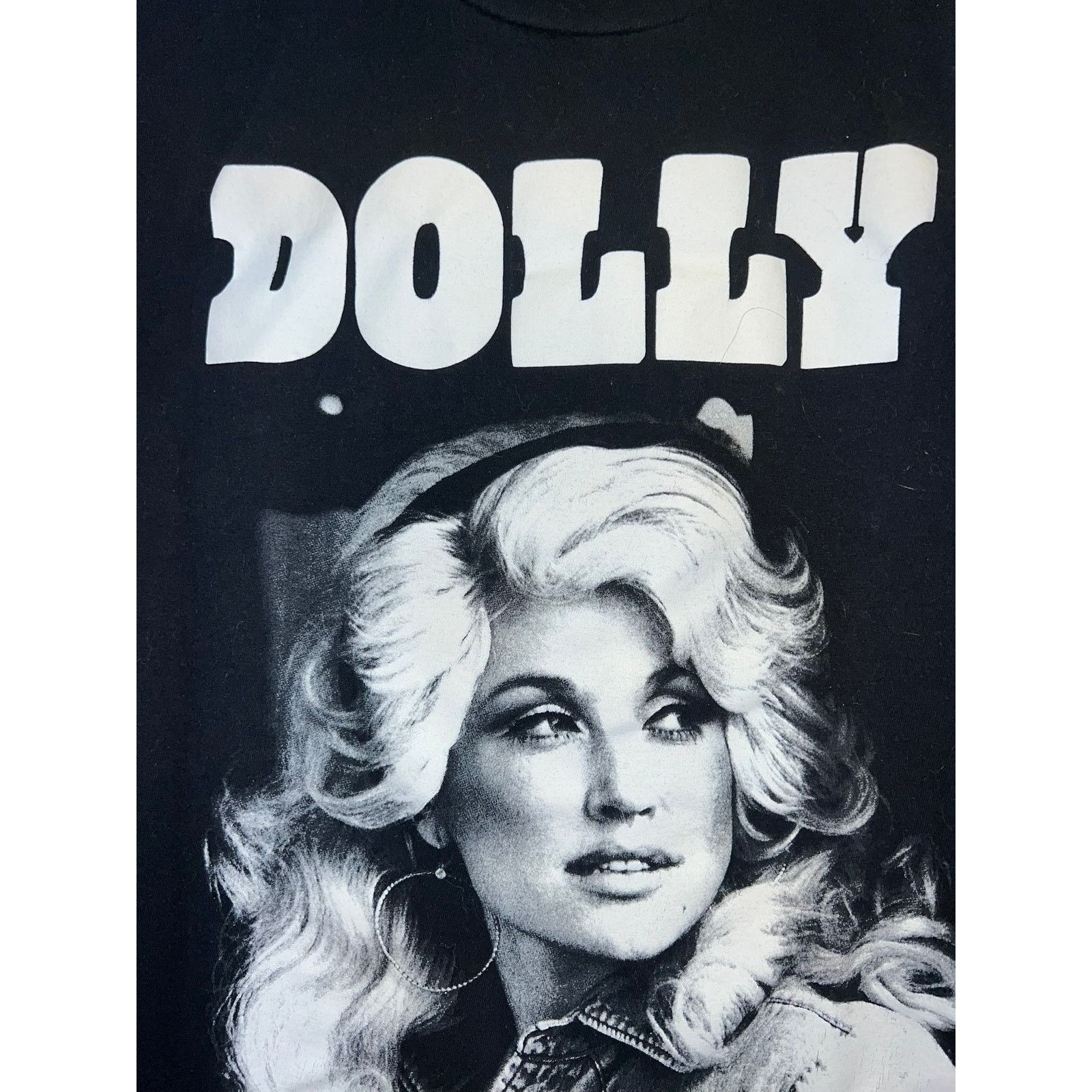Band Tees Dolly Parton Shirt Country Musician Black Graphic Tee Medium Size US M / EU 48-50 / 2 - 3 Thumbnail