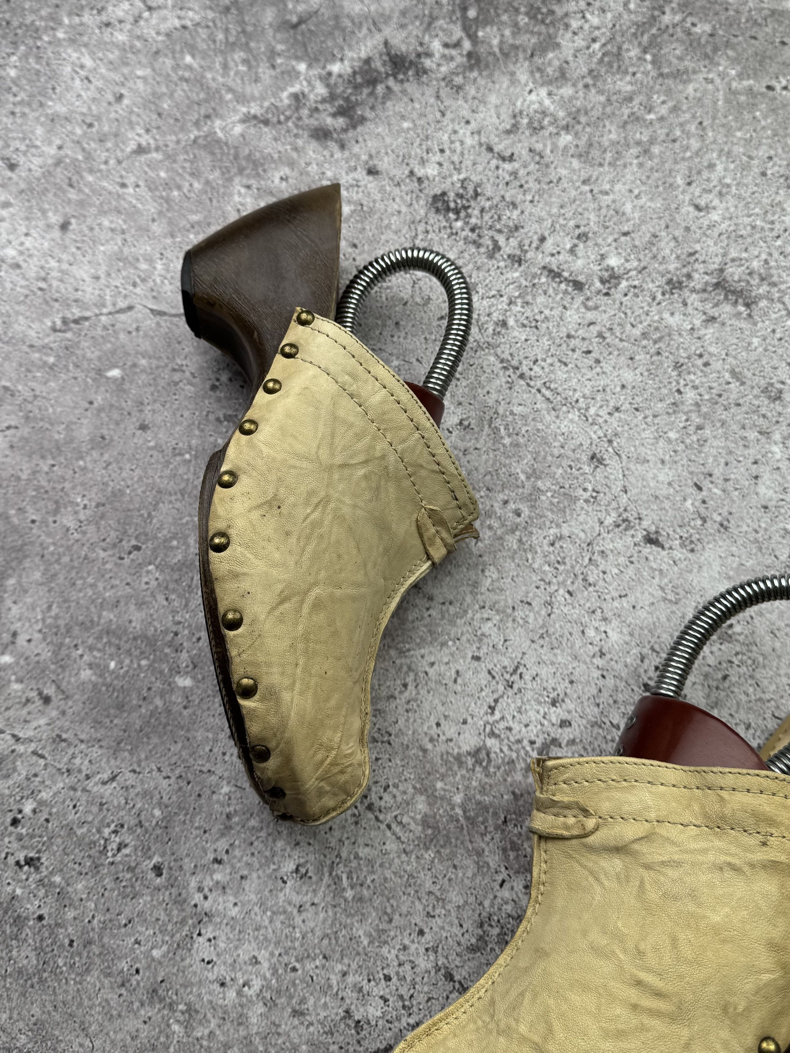 If Six Was Nine Vintage Leather Clog C622(V215) Size US 8 / IT 38 - 2 Thumbnail