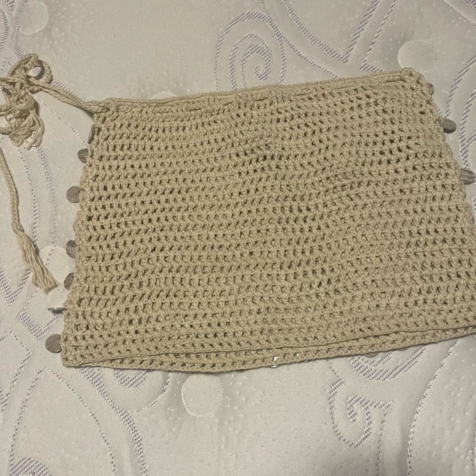 Other Crochet Mini Skirt Cover-Up in Cream Size XS / US 0-2 / IT 36-38 - 4 Thumbnail