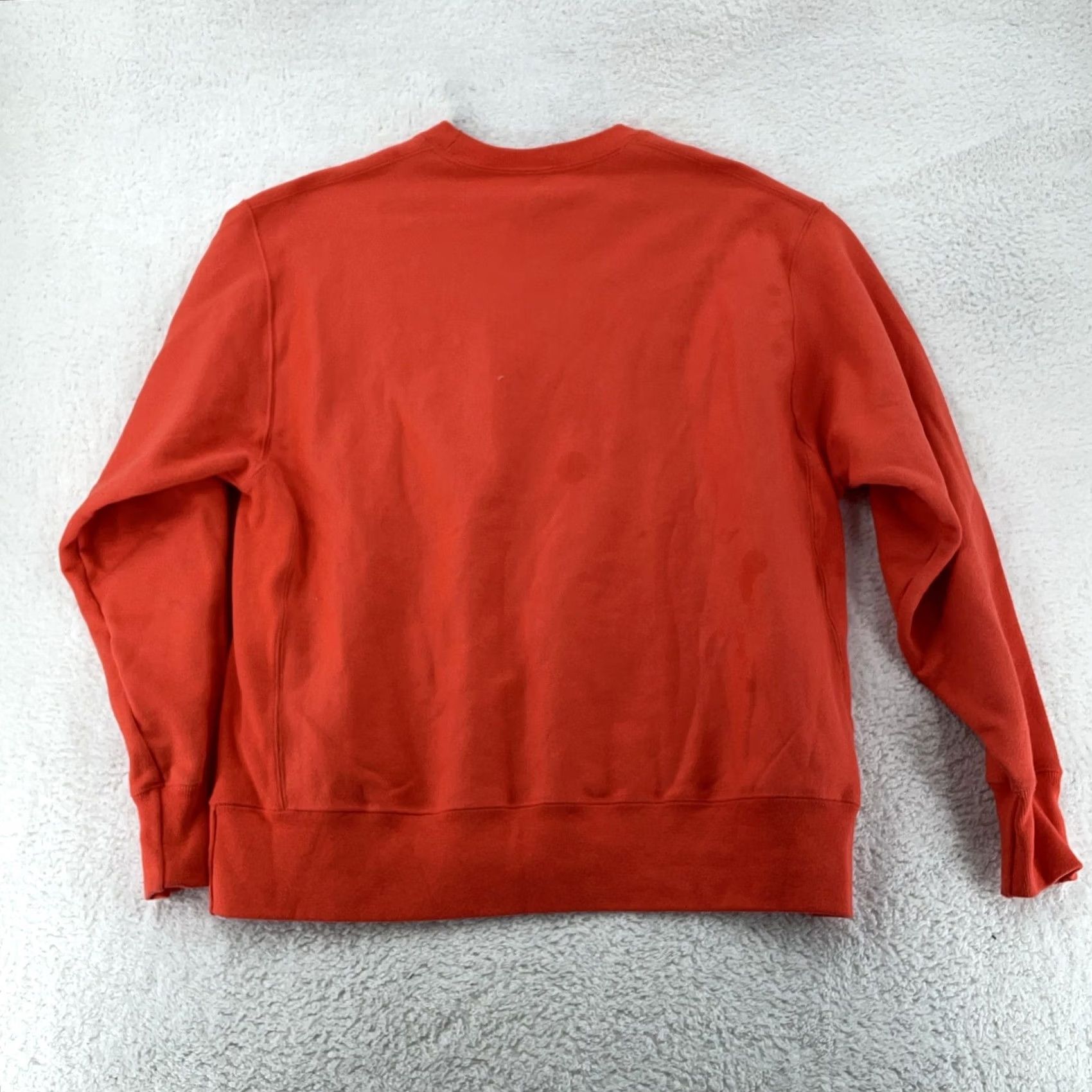 Champion Champion Sweatshirt Mens XL Red Fleece Lined Crewneck Logo Winter Fall Shirt Pullover casual multiple Size US XL / EU 56 / 4 - 3 Thumbnail