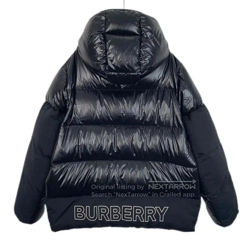 Burberry Burberry L Size Dark Blue Women's Down Jacket. Size L / US 10 / IT 46 - 2 Thumbnail