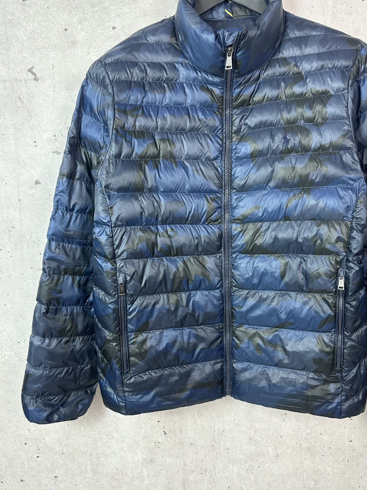 Polo Ralph Lauren Polo Ralph Lauren Multi Terra Blue Camo Insulated Jacket Size US M / EU 48-50 / 2 - 4 Thumbnail